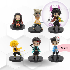 Collection Figurine Demon Slayer 6pcs